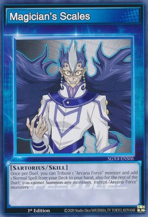 Magician's Scales (Skill Card) [SGX4-ENS06] Common - Yu-Gi-Oh! - Card Brawlers | Quebec | Canada |