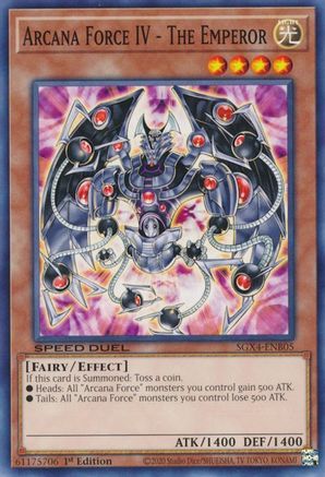 Arcana Force IV - The Emperor [SGX4-ENB05] Common - Yu-Gi-Oh! - Card Brawlers | Quebec | Canada |