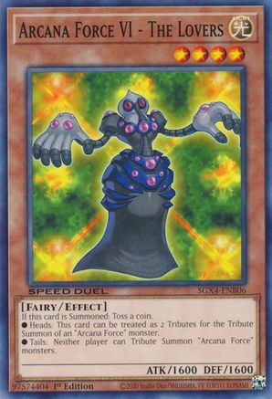 Arcana Force VI - The Lovers [SGX4-ENB06] Common - Yu-Gi-Oh! - Card Brawlers | Quebec | Canada |