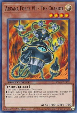 Arcana Force VII - The Chariot [SGX4-ENB07] Common - Yu-Gi-Oh! - Card Brawlers | Quebec | Canada |