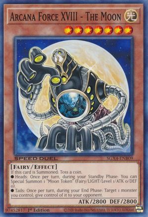 Arcana Force XVIII - The Moon [SGX4-ENB09] Common - Yu-Gi-Oh! - Card Brawlers | Quebec | Canada |