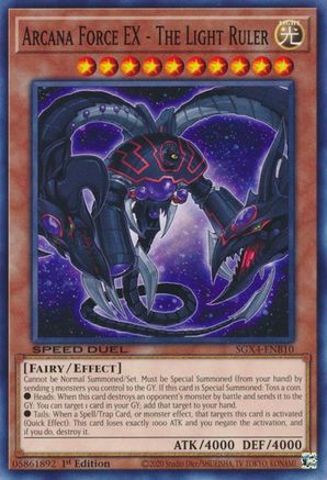 Arcana Force EX - The Light Ruler [SGX4-ENB10] Common - Yu-Gi-Oh! - Card Brawlers | Quebec | Canada |