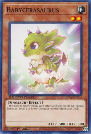 Babycerasaurus [SGX4-ENC05] Common - Yu-Gi-Oh! - Card Brawlers | Quebec | Canada |