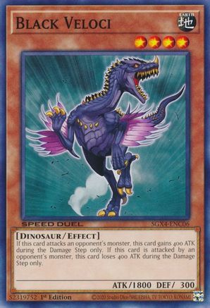 Black Veloci [SGX4-ENC06] Common - Yu-Gi-Oh! - Card Brawlers | Quebec | Canada |