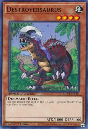 Destroyersaurus [SGX4-ENC08] Common - Yu-Gi-Oh! - Card Brawlers | Quebec | Canada |