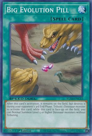 Big Evolution Pill [SGX4-ENC12] Common - Yu-Gi-Oh! - Card Brawlers | Quebec | Canada |