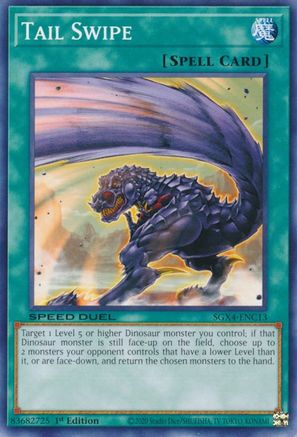 Tail Swipe [SGX4-ENC13] Common - Yu-Gi-Oh! - Card Brawlers | Quebec | Canada |