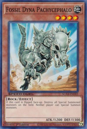 Fossil Dyna Pachycephalo [SGX4-END02] Common - Yu-Gi-Oh! - Card Brawlers | Quebec | Canada |