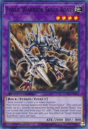 Fossil Warrior Skull Bone [SGX4-END23] Common - Yu-Gi-Oh! - Card Brawlers | Quebec | Canada |