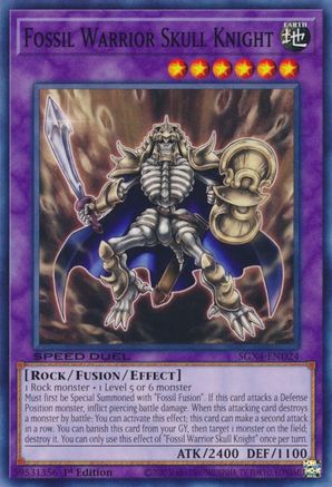 Fossil Warrior Skull Knight [SGX4-END24] Common - Yu-Gi-Oh! - Card Brawlers | Quebec | Canada |