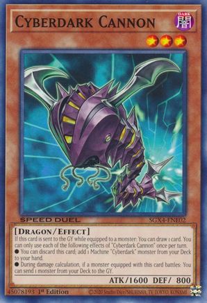 Cyberdark Cannon [SGX4-ENE02] Common - Yu-Gi-Oh! - Card Brawlers | Quebec | Canada |