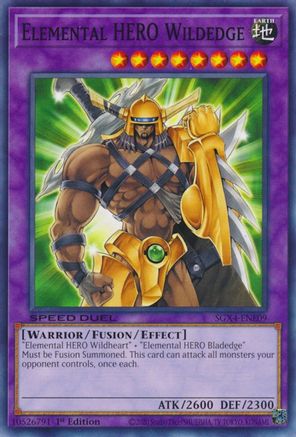 Elemental HERO Wildedge [SGX4-ENE09] Common - Yu-Gi-Oh! - Card Brawlers | Quebec | Canada |