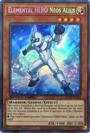 Elemental HERO Neos Alius (Secret Rare) [SGX4-ENA02] Secret Rare - Yu-Gi-Oh! - Card Brawlers | Quebec | Canada |