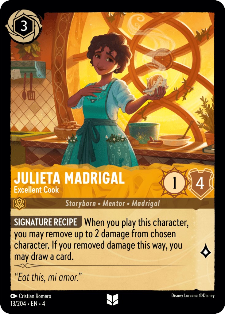 Julieta Madrigal - Excellent Cook (13/204) [Ursula's Return] - Disney - Card Brawlers | Quebec | Canada |