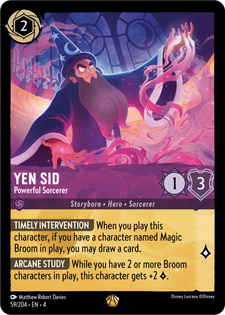 Yen Sid - Powerful Sorcerer (59/204) (59/204) [Ursula's Return] - Disney - Card Brawlers | Quebec | Canada |