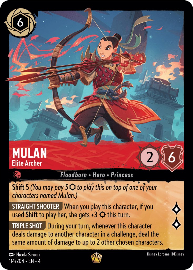 Mulan - Elite Archer (114/204) [Ursula's Return] - Disney - Card Brawlers | Quebec | Canada |