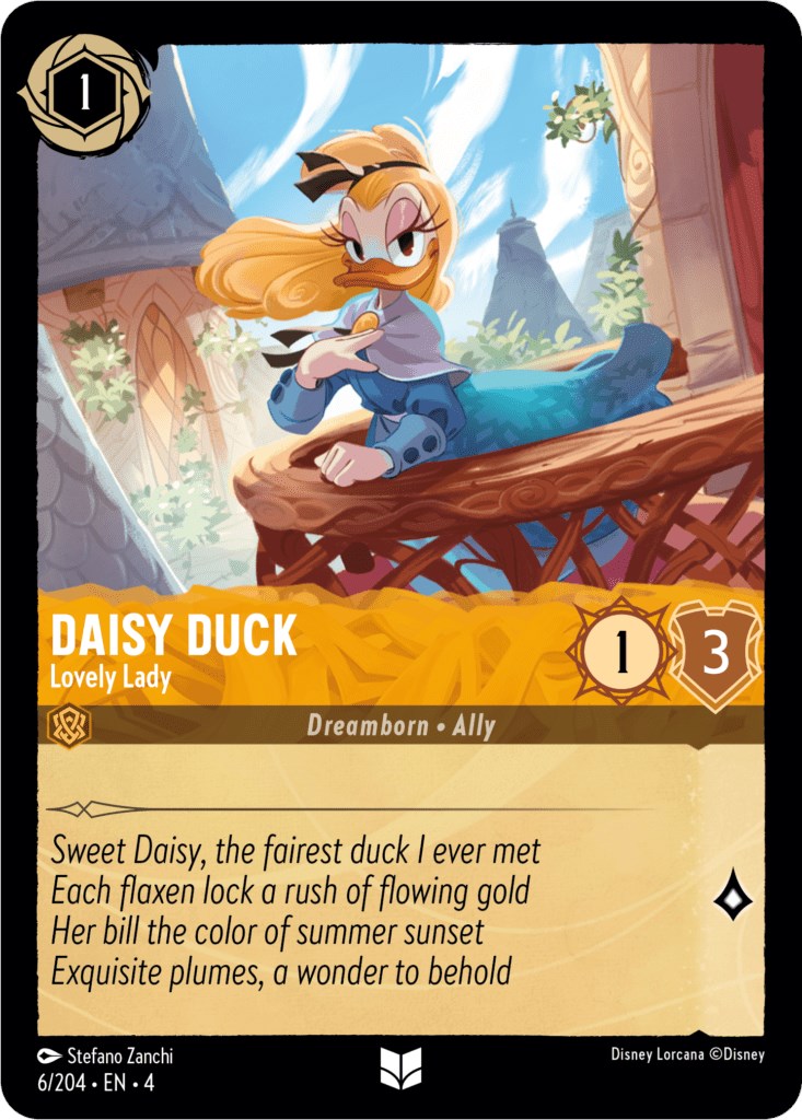 Daisy Duck - Lovely Lady (6/204) [Ursula's Return] - Disney - Card Brawlers | Quebec | Canada |