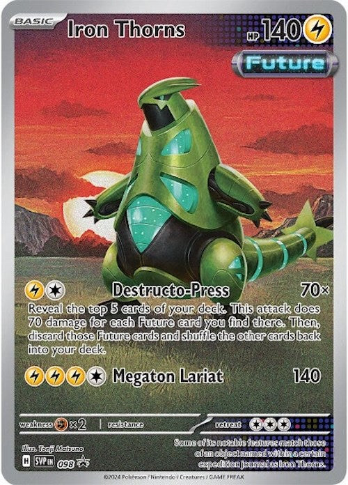 Iron Thorns (098) [Scarlet & Violet: Black Star Promos] - Pokémon - Card Brawlers | Quebec | Canada |