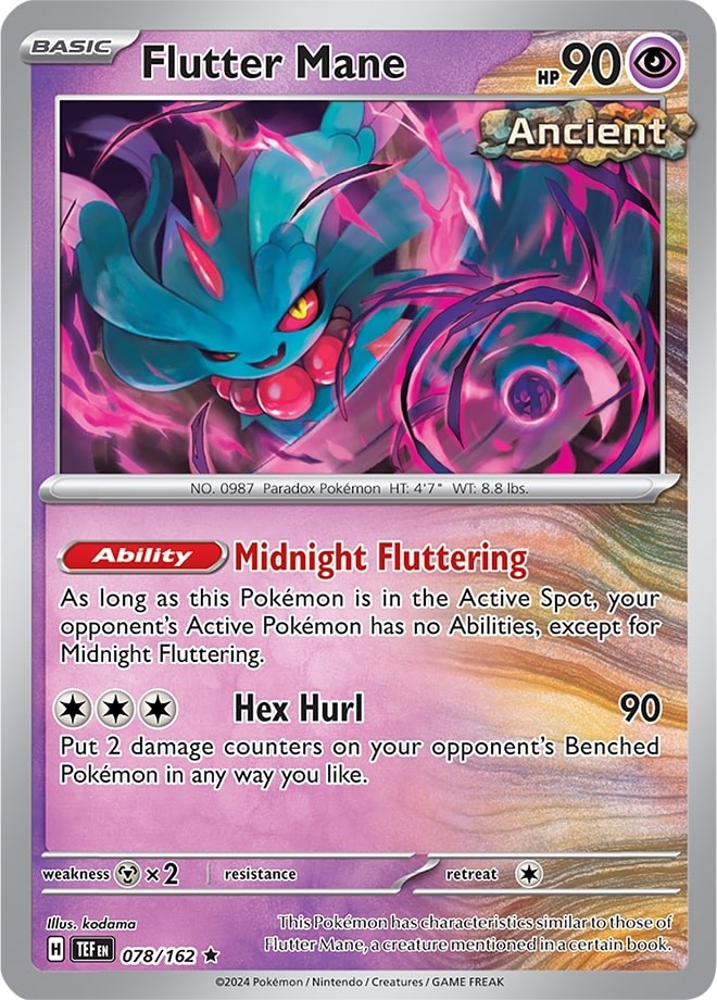 Flutter Mane (078/162) (Theme Deck Exclusive) [Scarlet & Violet: Temporal Forces] - Pokémon - Card Brawlers | Quebec | Canada |