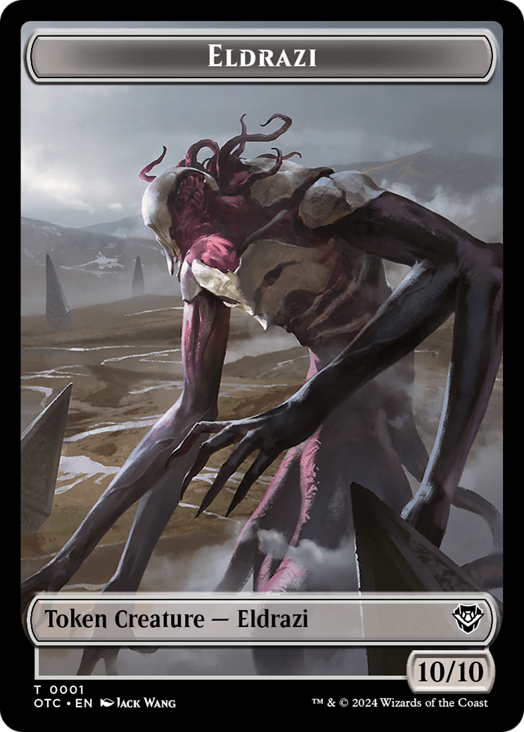 Eldrazi // Clue Double-Sided Token [Outlaws of Thunder Junction Commander Tokens] - Magic: The Gathering - Card Brawlers | Quebec | Canada |