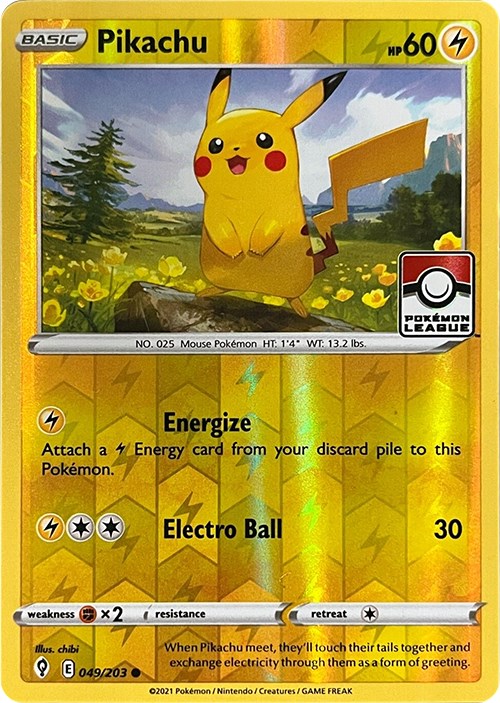 Pikachu (049/203) (2023 2024 League Promo) [League & Championship Cards] - Pokémon - Card Brawlers | Quebec | Canada |