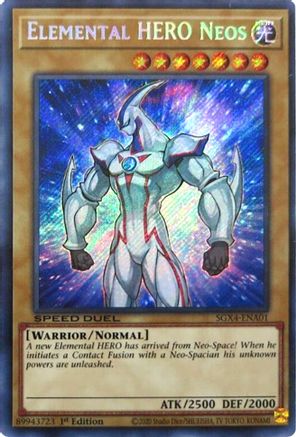 Elemental HERO Neos (Secret Rare) [SGX4-ENA01] Secret Rare - Yu-Gi-Oh! - Card Brawlers | Quebec | Canada |