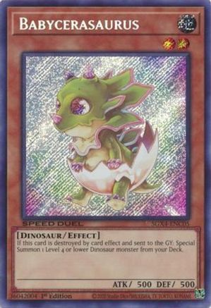 Babycerasaurus (Secret Rare) [SGX4-ENC05] Secret Rare - Yu-Gi-Oh! - Card Brawlers | Quebec | Canada |