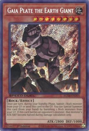 Gaia Plate the Earth Giant (Secret Rare) [SGX4-END01] Secret Rare - Yu-Gi-Oh! - Card Brawlers | Quebec | Canada |
