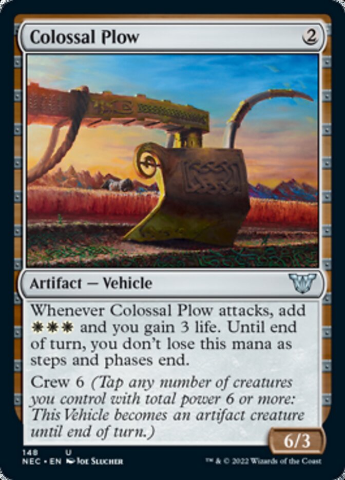 Colossal Plow [Kamigawa: Neon Dynasty Commander] - Magic: The Gathering - Card Brawlers | Quebec | Canada |