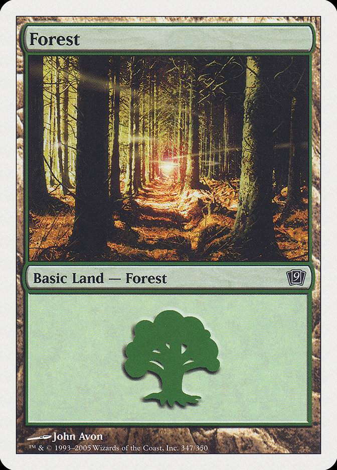 Forest (347) [Ninth Edition] - Magic: The Gathering - Card Brawlers | Quebec | Canada |