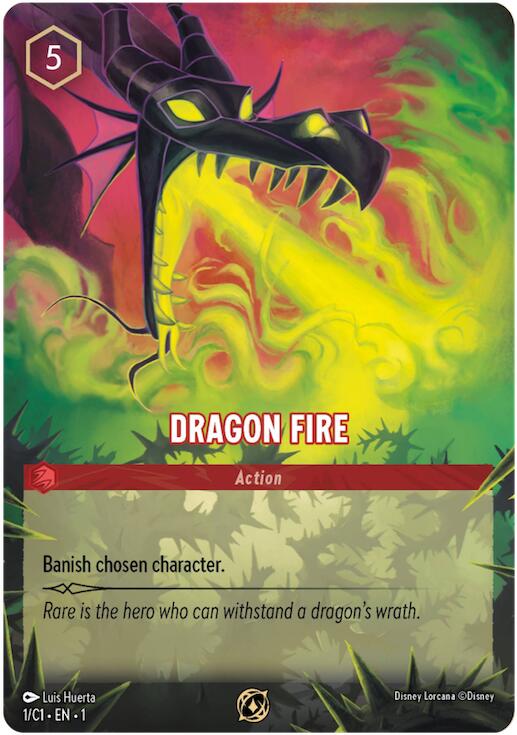 Dragon Fire (1) [Promo Cards] - Disney - Card Brawlers | Quebec | Canada |