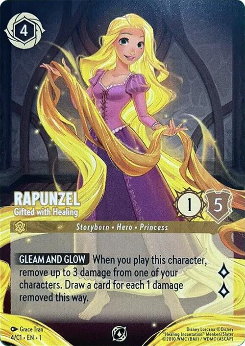 Rapunzel - Gifted with Healing (4) [Promo Cards] - Disney - Card Brawlers | Quebec | Canada |
