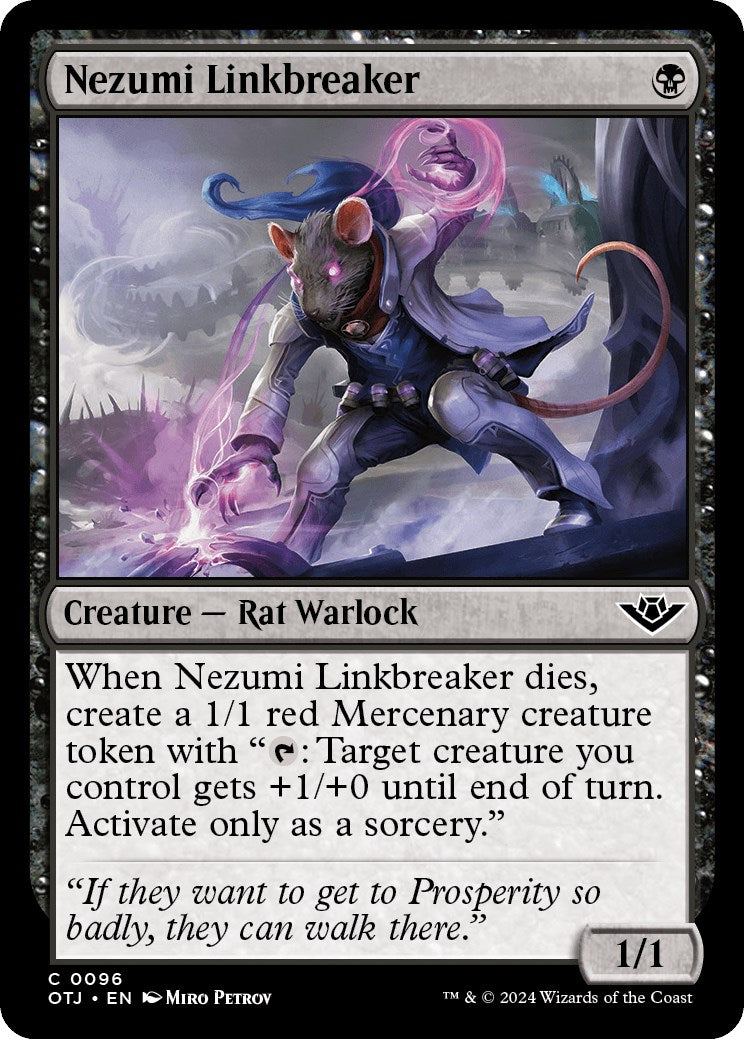 Nezumi Linkbreaker [Outlaws of Thunder Junction] - Magic: The Gathering - Card Brawlers | Quebec | Canada |