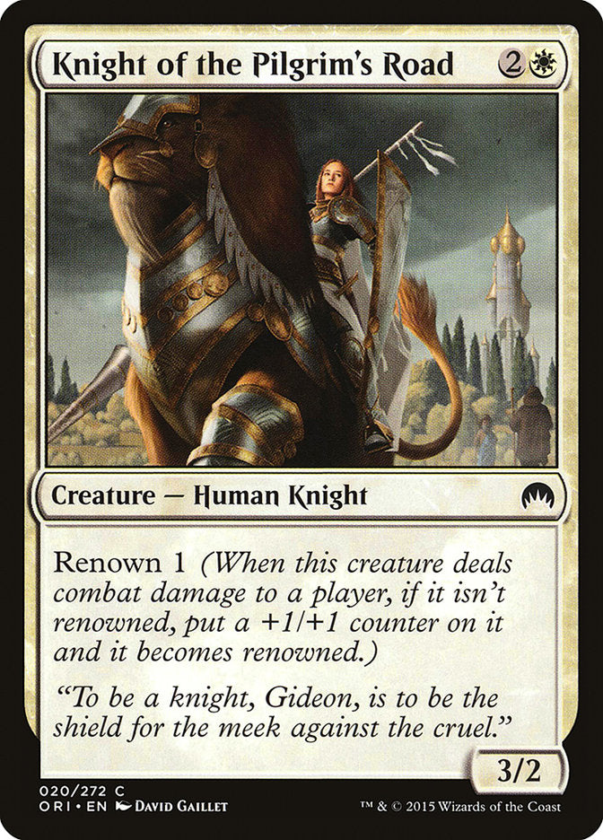 Knight of the Pilgrim's Road [Magic Origins] - Magic: The Gathering - Card Brawlers | Quebec | Canada |