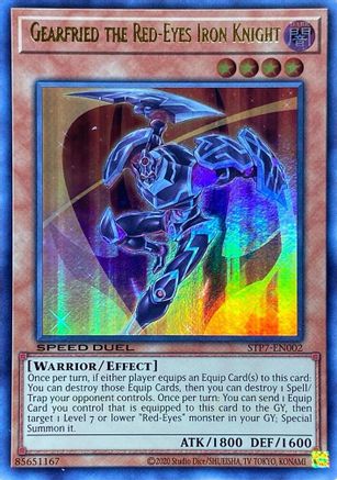Gearfried the Red-Eyes Iron Knight (STP7-EN002) Ultra Rare