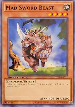 Mad Sword Beast (STP7-EN017) Common / Short Print