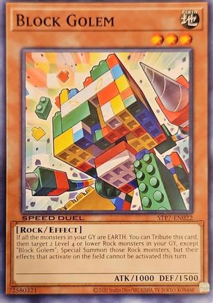 Golem de blocs [STP7-EN022] Commun 