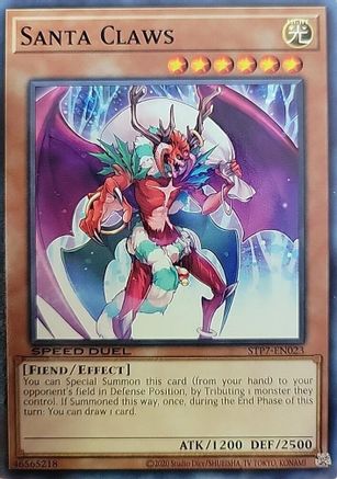 Santa Claws (STP7-EN023) Common / Short Print