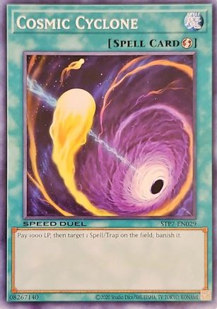 Cosmic Cyclone (STP7-EN029) Common / Short Print