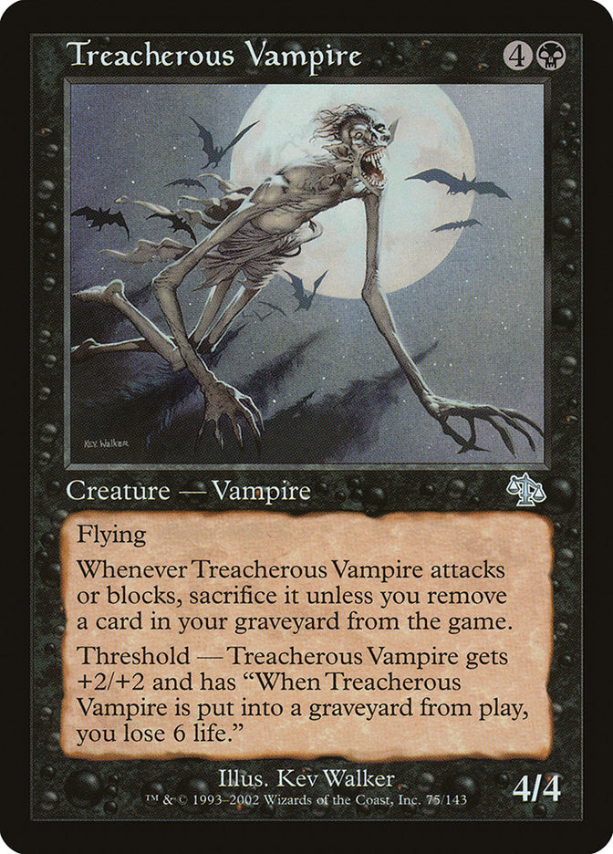 Treacherous Vampire [Judgment] - Magic: The Gathering - Card Brawlers | Quebec | Canada |