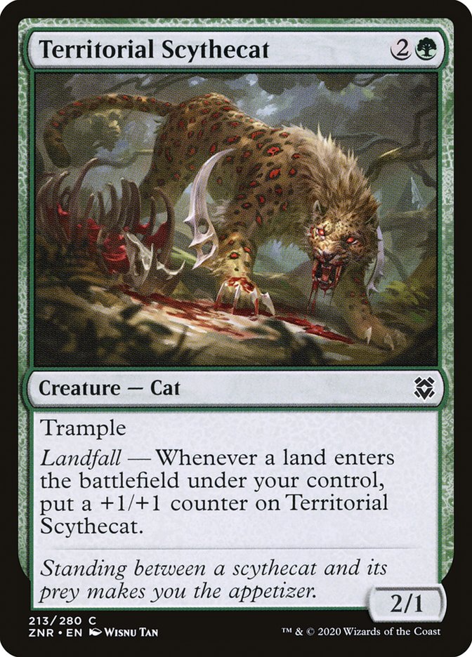 Territorial Scythecat [Zendikar Rising] - Magic: The Gathering - Card Brawlers | Quebec | Canada |