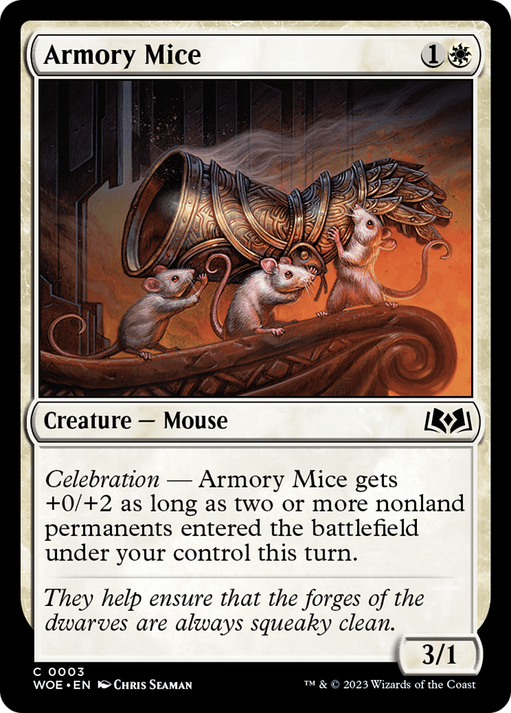 Armory Mice [Wilds of Eldraine] - Magic: The Gathering - Card Brawlers | Quebec | Canada |