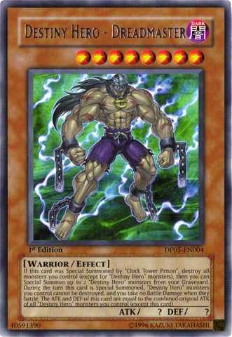 Destiny Hero - Dreadmaster [DP05-EN004] Rare - Yu-Gi-Oh! - Card Brawlers | Quebec | Canada |