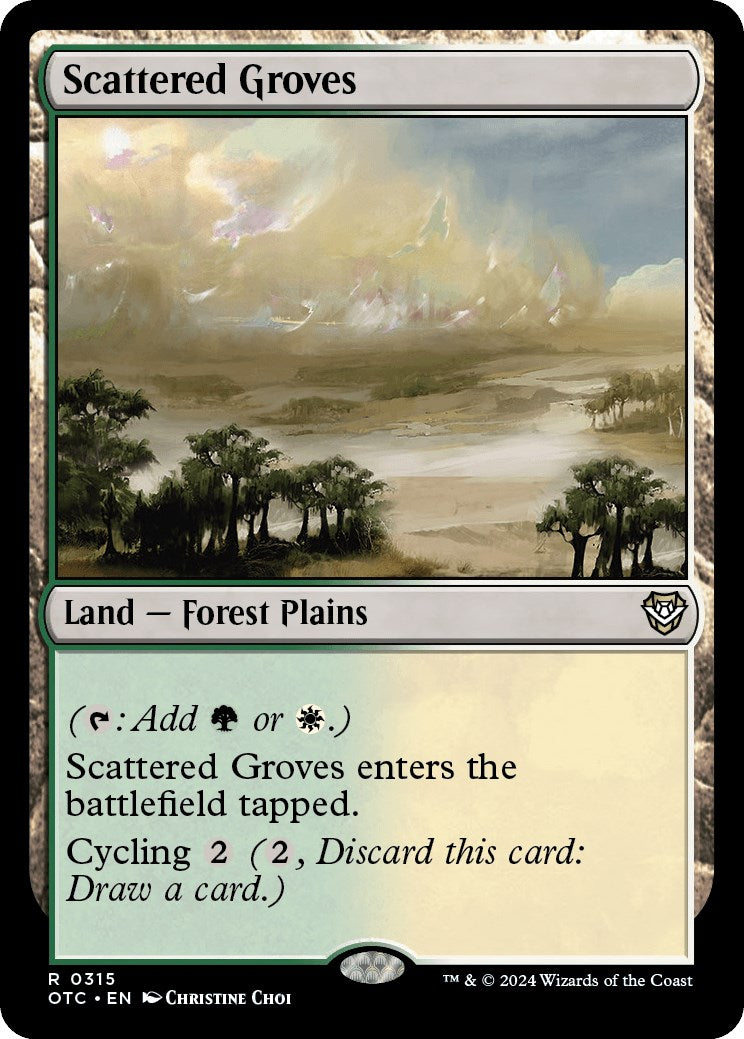 Scattered Groves [Outlaws of Thunder Junction Commander] - Magic: The Gathering - Card Brawlers | Quebec | Canada |
