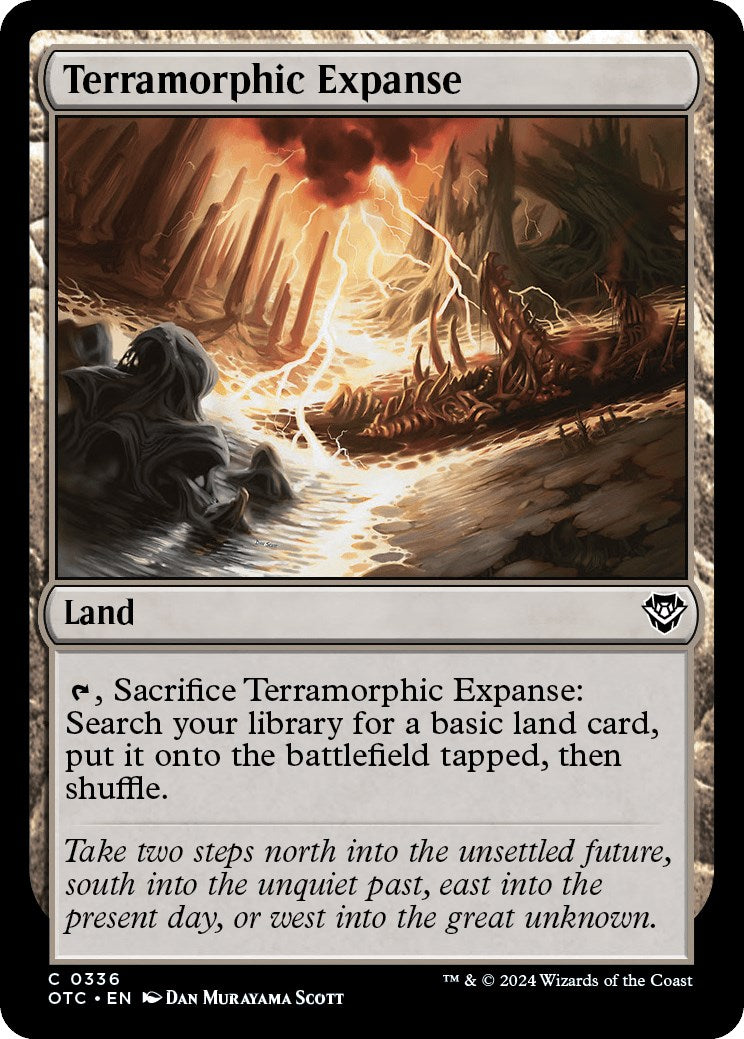 Terramorphic Expanse [Outlaws of Thunder Junction Commander] - Magic: The Gathering - Card Brawlers | Quebec | Canada |