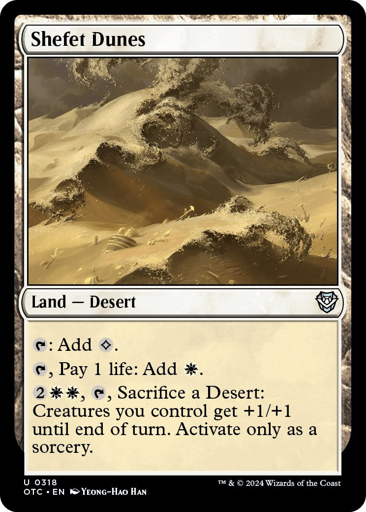 Shefet Dunes [Outlaws of Thunder Junction Commander] - Magic: The Gathering - Card Brawlers | Quebec | Canada |