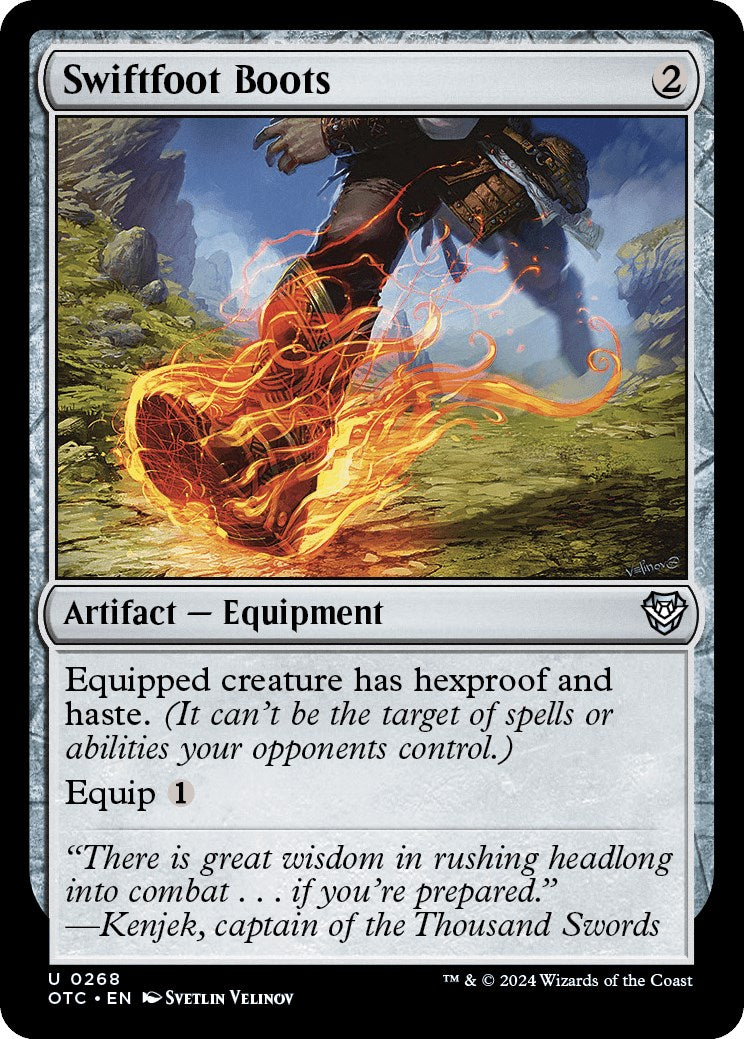 Swiftfoot Boots [Outlaws of Thunder Junction Commander] - Magic: The Gathering - Card Brawlers | Quebec | Canada |