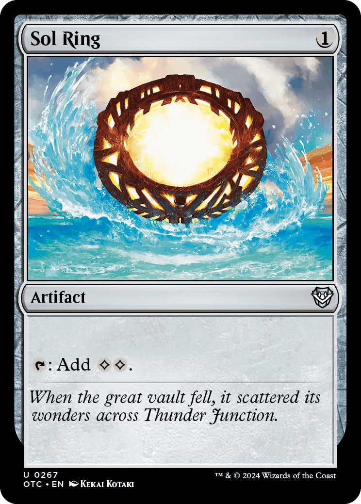 Sol Ring [Outlaws of Thunder Junction Commander] - Magic: The Gathering - Card Brawlers | Quebec | Canada |