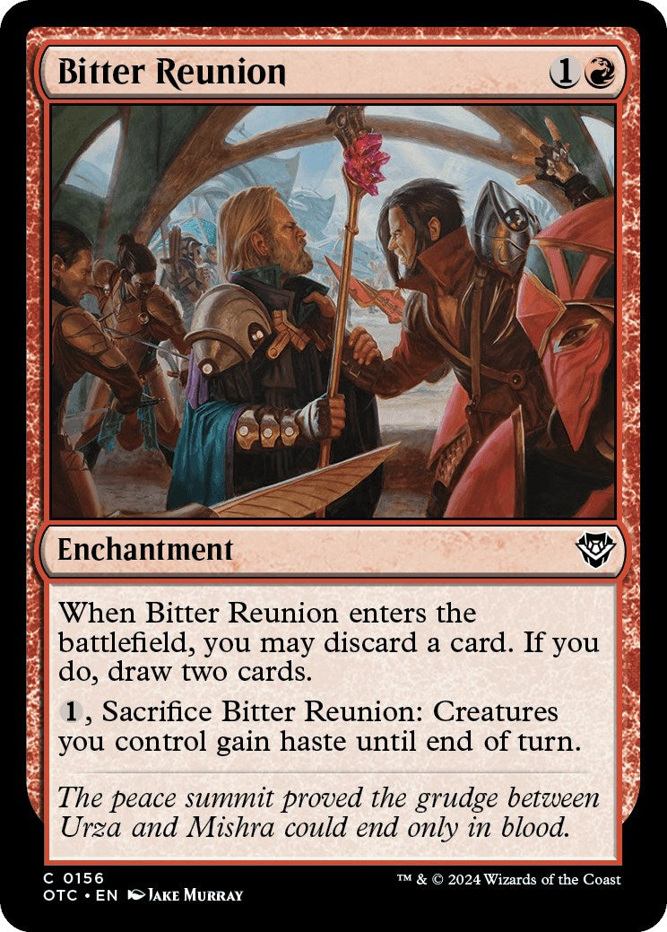 Bitter Reunion [Outlaws of Thunder Junction Commander] - Magic: The Gathering - Card Brawlers | Quebec | Canada |