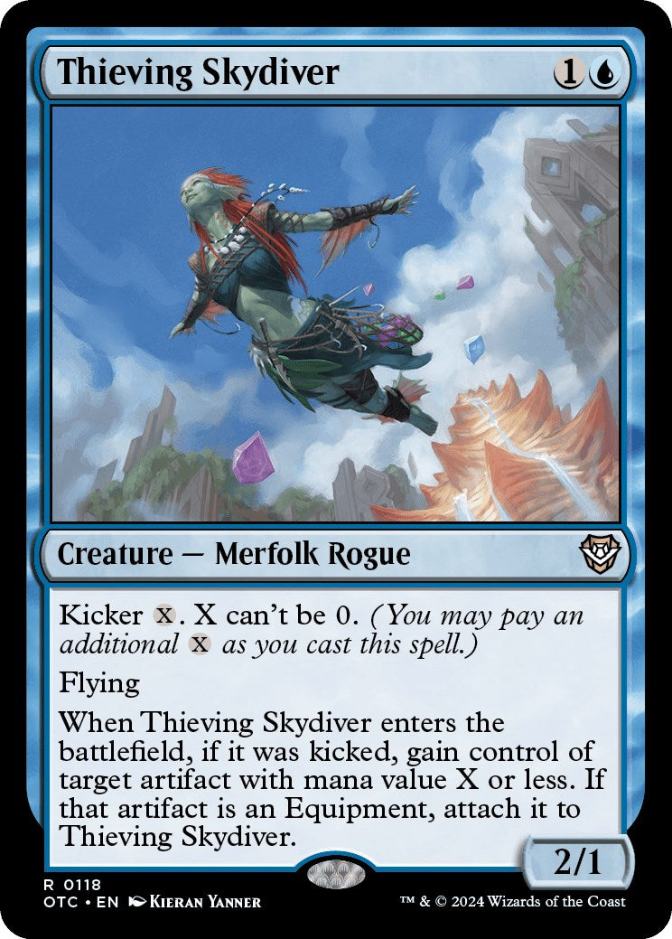 Thieving Skydiver [Outlaws of Thunder Junction Commander] - Magic: The Gathering - Card Brawlers | Quebec | Canada |
